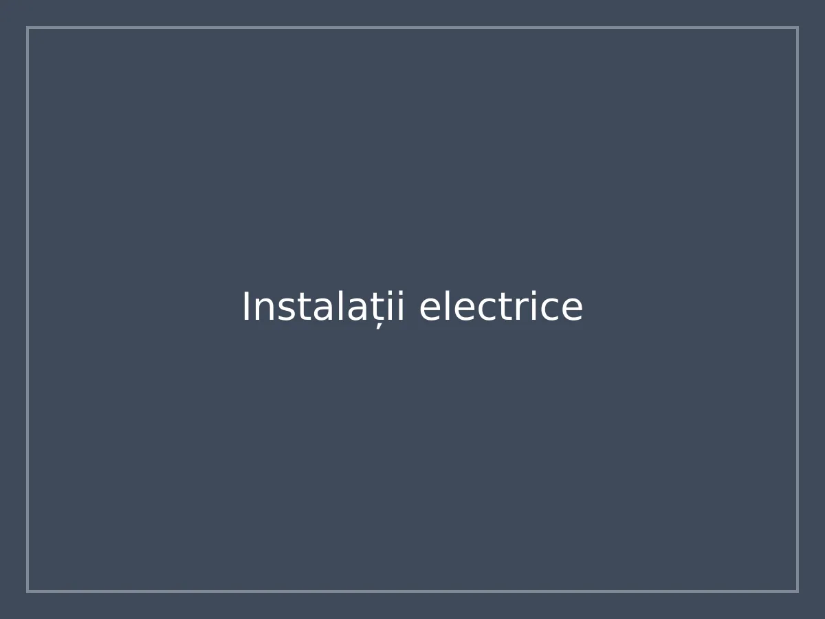 Instalații electrice