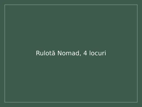 Rulotă Nomad, 4 locuri