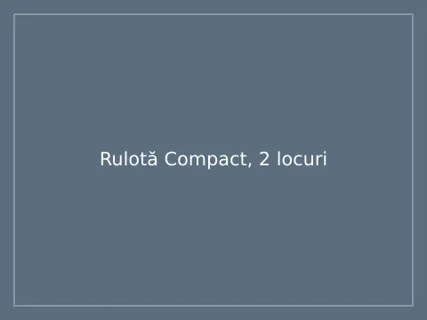 Rulotă Compact, 2 locuri